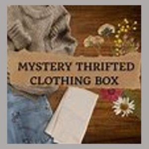 Thrifted mystery box with all aesthetics